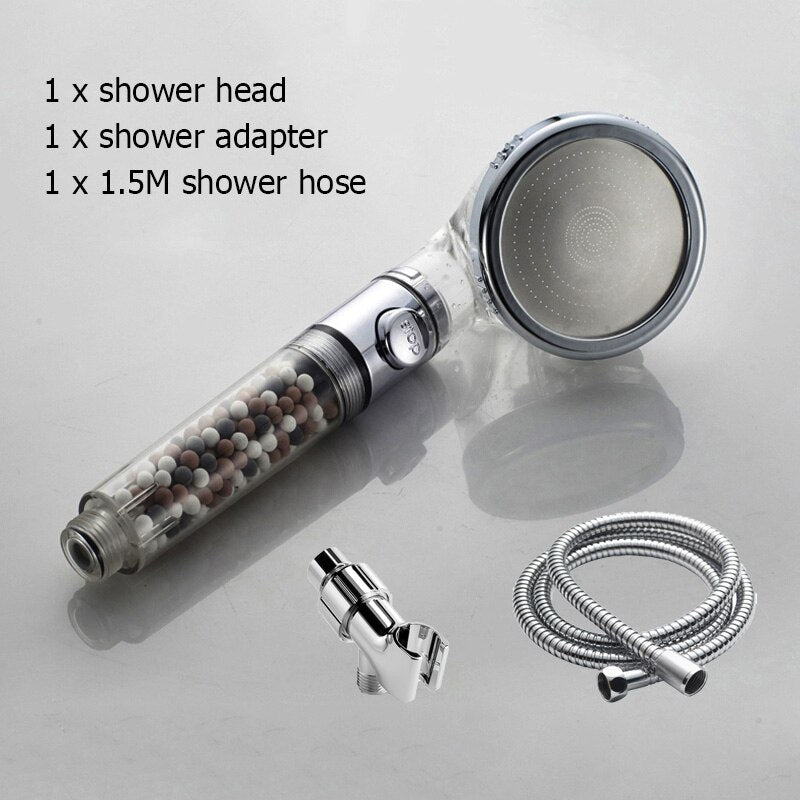 Tourmaline Balls Filter Shower Head