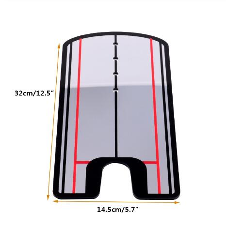 Golf Putting Mirror – 32x14.5cm Alignment Trainer | Swing & Eye Line Aid