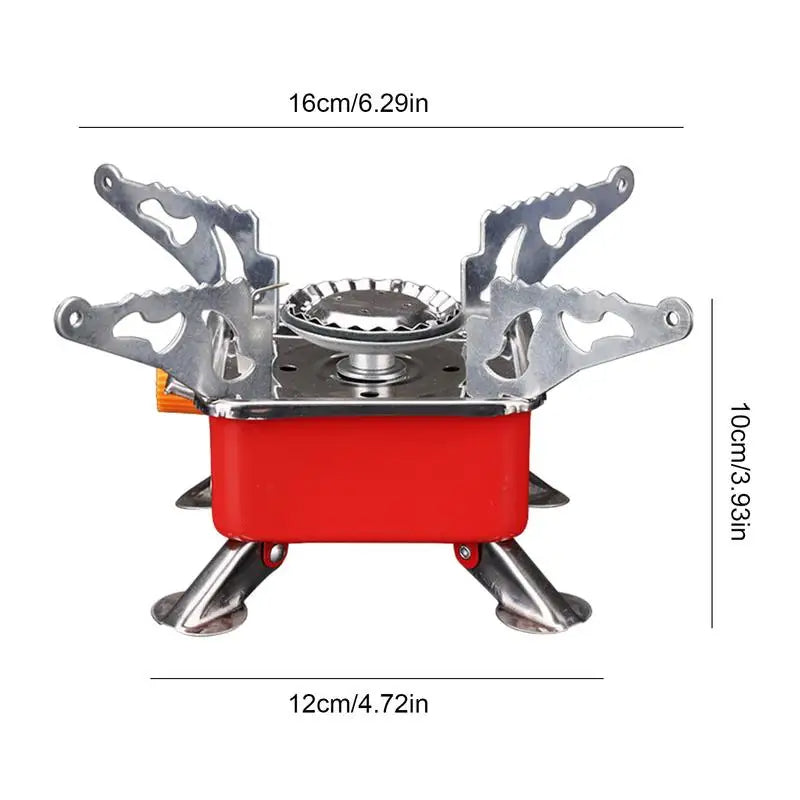 Foldable Windproof Portable Gas Stove Burner for Camping