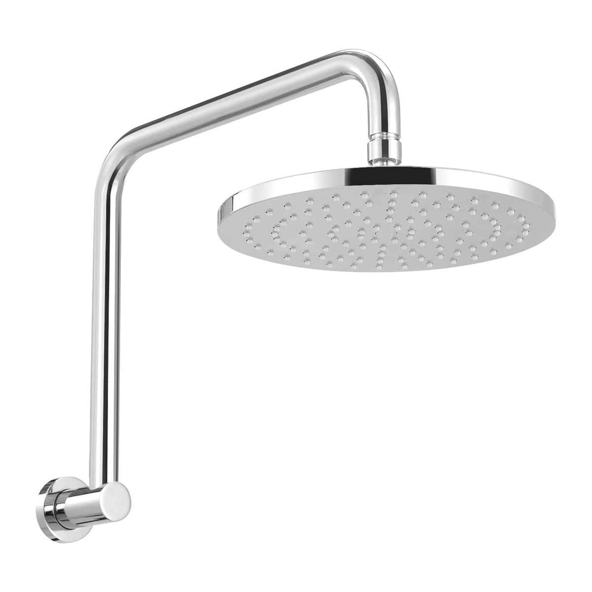 9'' Rain Shower Head Overhead High - pressure Swivel Chrome - SportZone.co.nz