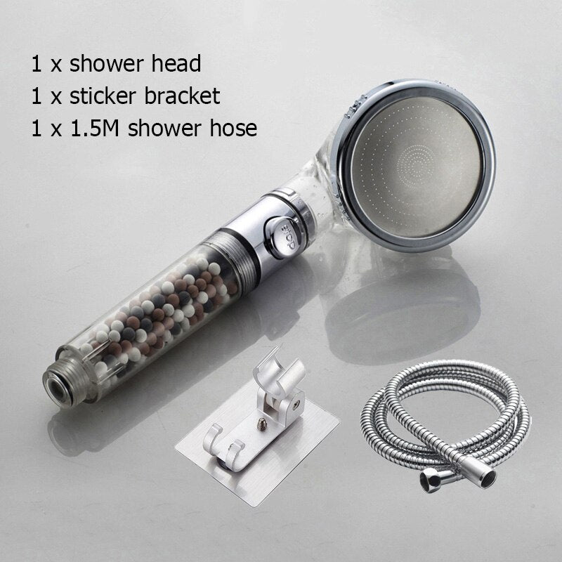 Tourmaline Balls Filter Shower Head