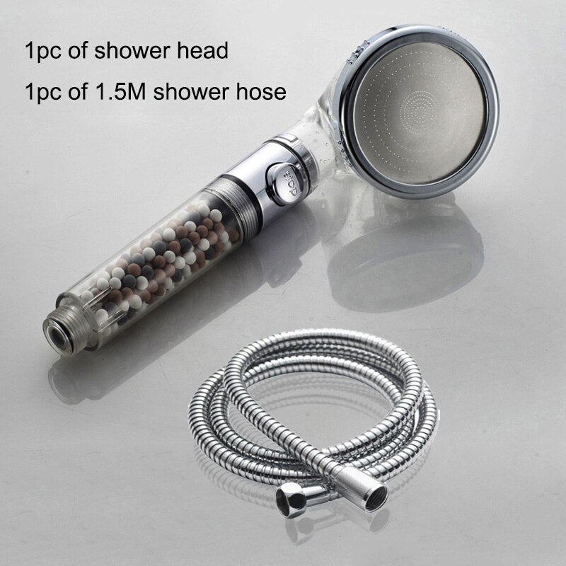 Tourmaline Balls Filter Shower Head