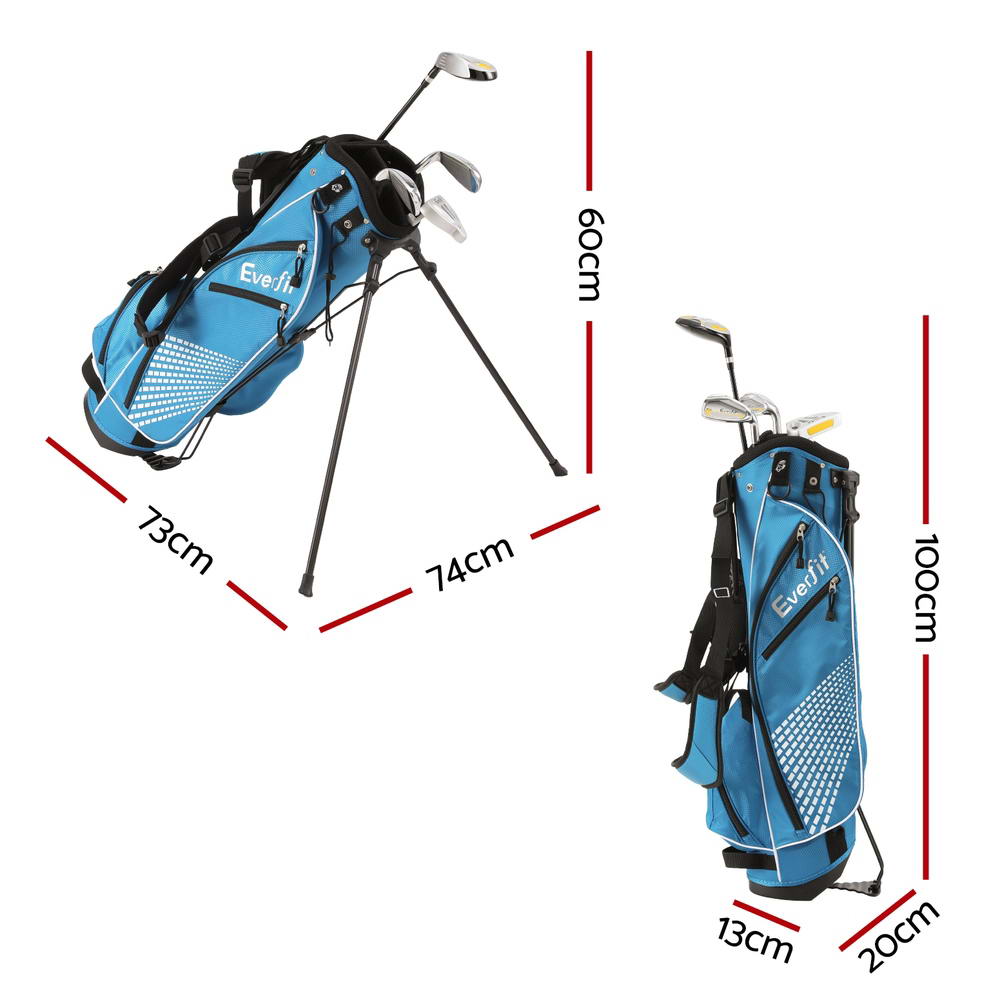 Everfit Junior Golf Club Set - Right Handed with Stand Bag