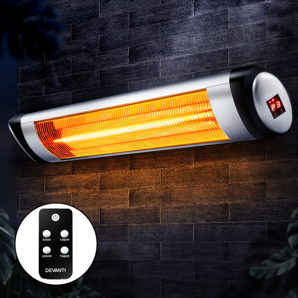 Devanti Electric Strip Heater 2000W