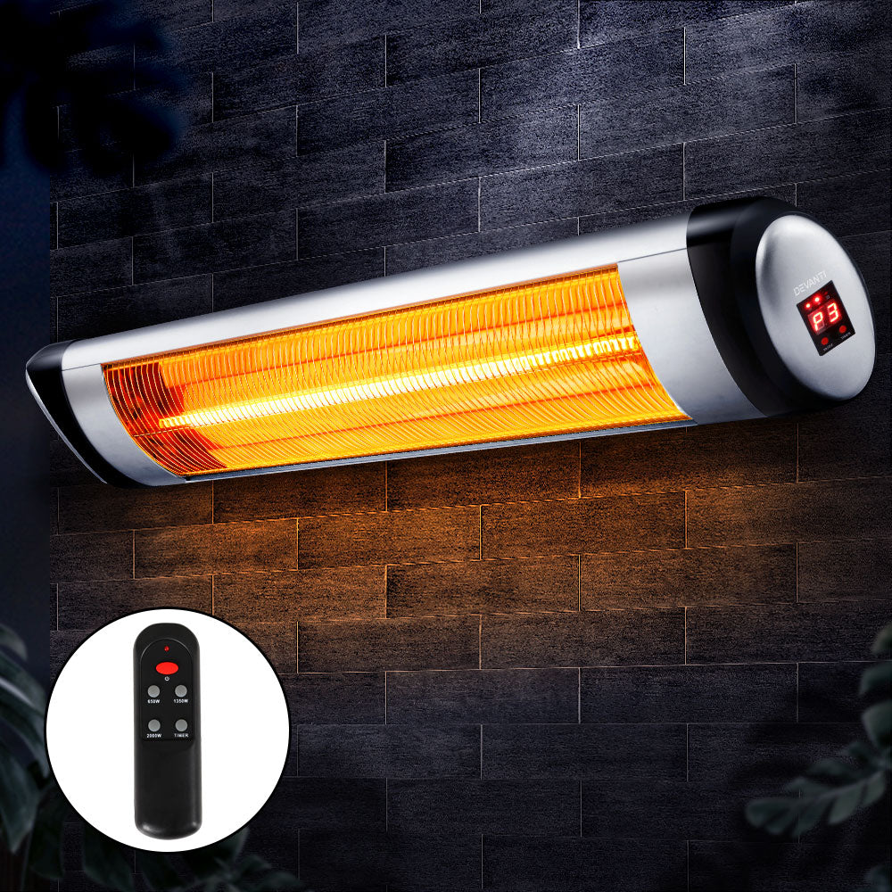 Devanti Electric Strip Heater 2000W