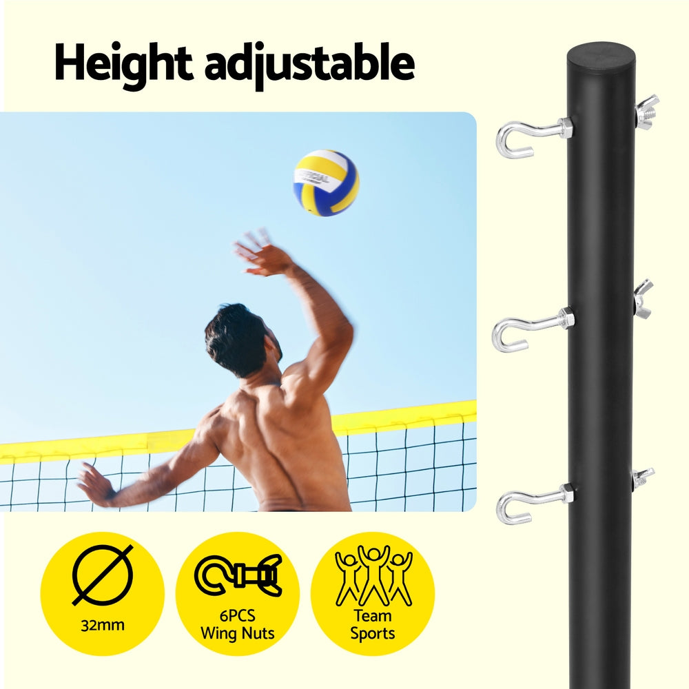 Everfit 9M Portable Volleyball & Badminton Net Set