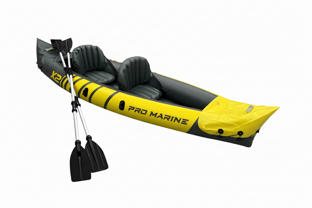 Advanced Elements Inflatable Kayak 2 Person Convertible Yellow - SportZone.co.nz