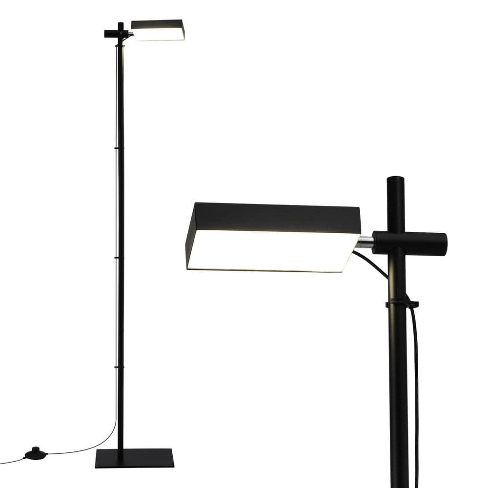Artiss LED Floor Lamp, Modern Reading Lamp 360~ Rotating Adjustable Light Head,12W Standing Lamp for Living Room, Bedroom Office - SportZone.co.nz