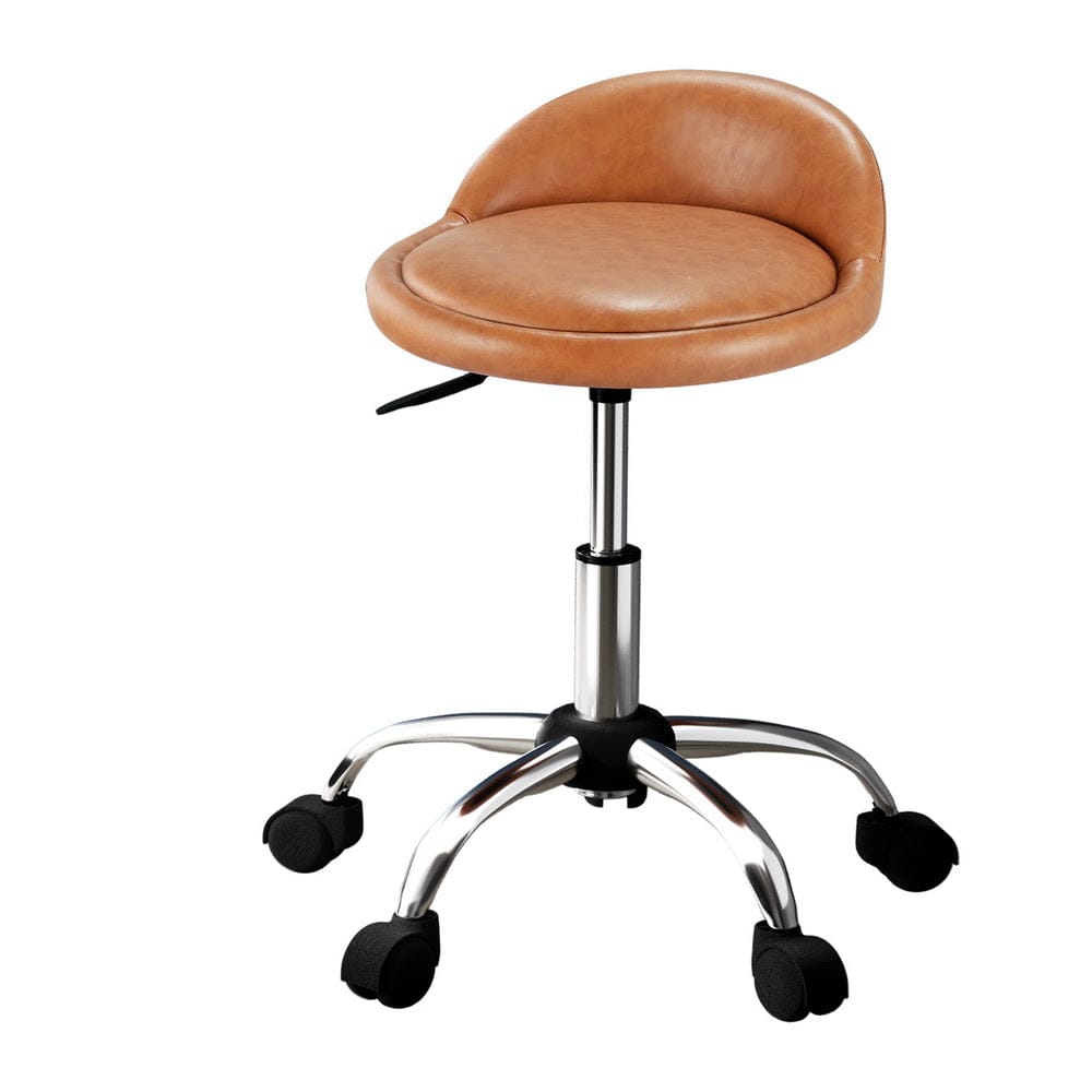 Artiss Salon Stool Swivel Chair Backrest Chairs - SportZone.co.nz