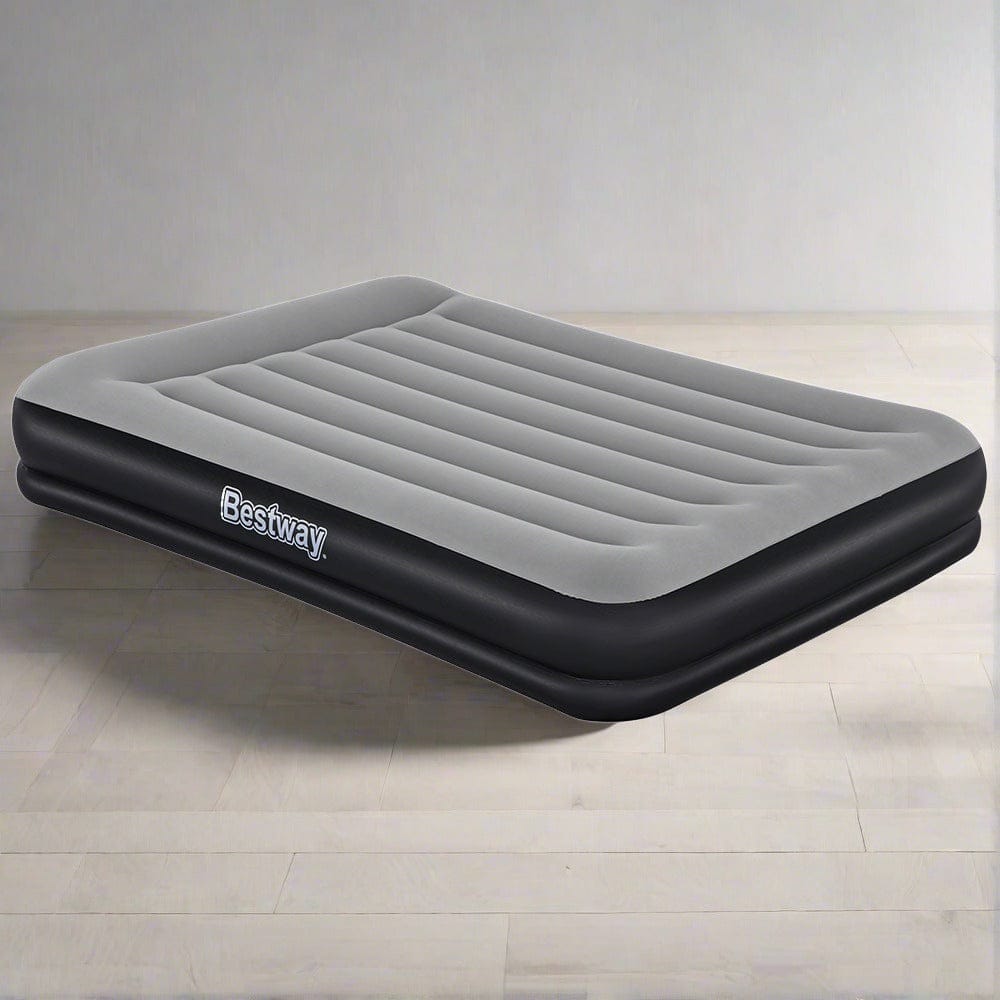 Bestway Air Bed Beds Mattress Premium Inflatable Built - in Pump Queen Size - SportZone.co.nz
