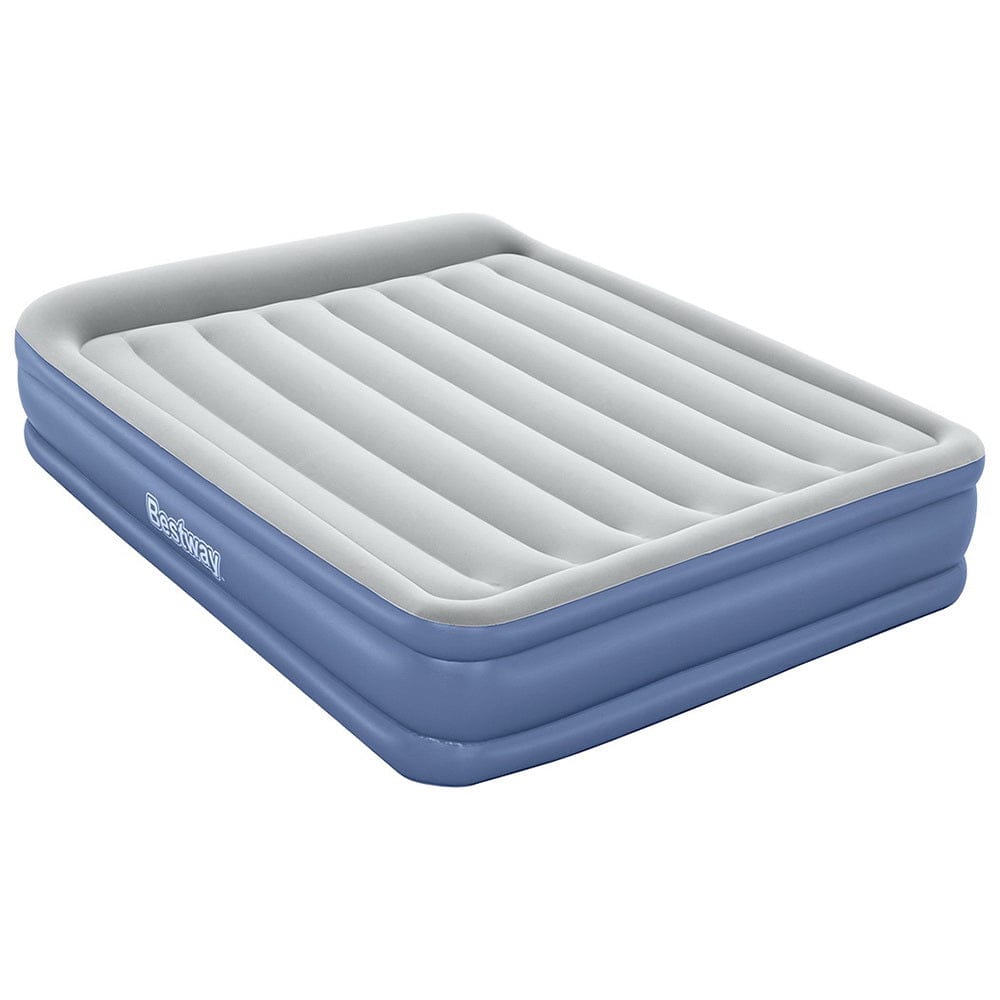 Bestway Air Mattress Queen Inflatable Bed 46cm Airbed Blue - SportZone.co.nz