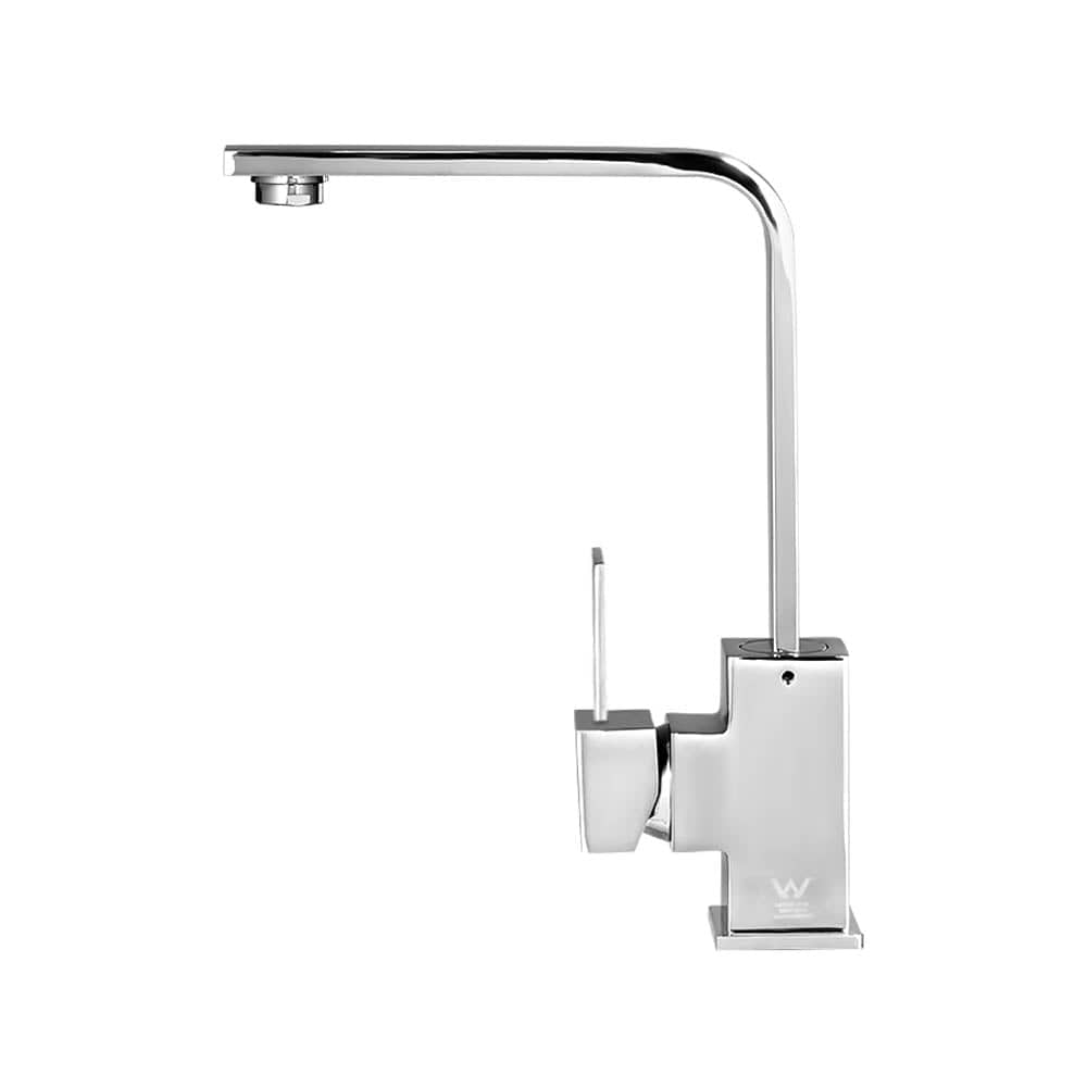 Cefito Kitchen Mixer Tap Mixer Square Sink Faucet Basin Laundry Chrome - SportZone.co.nz