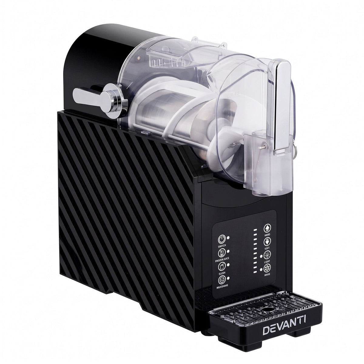 Devanti 1.8L Slushie Machine Maker Frozen Smoothies Milkshakes Black - SportZone.co.nz