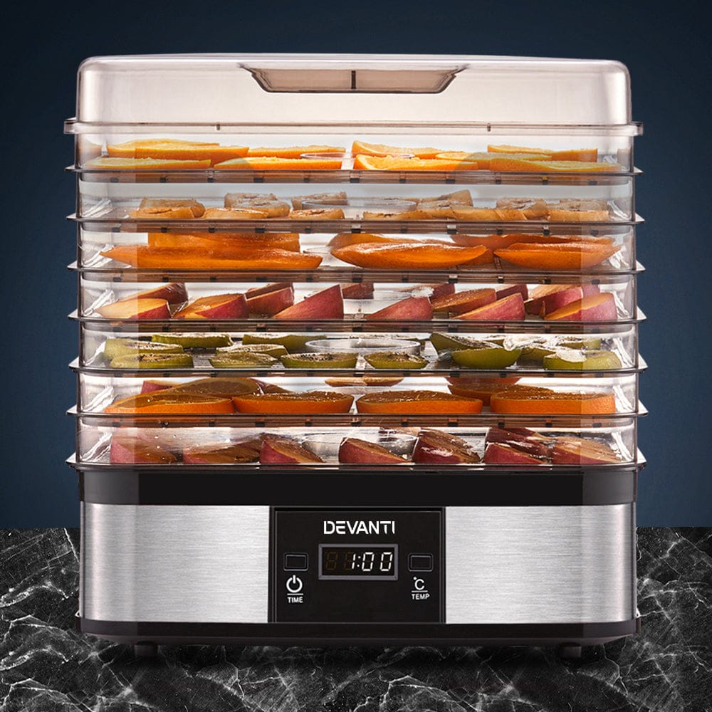 Devanti 7 Trays Food Dehydrator - SportZone.co.nz