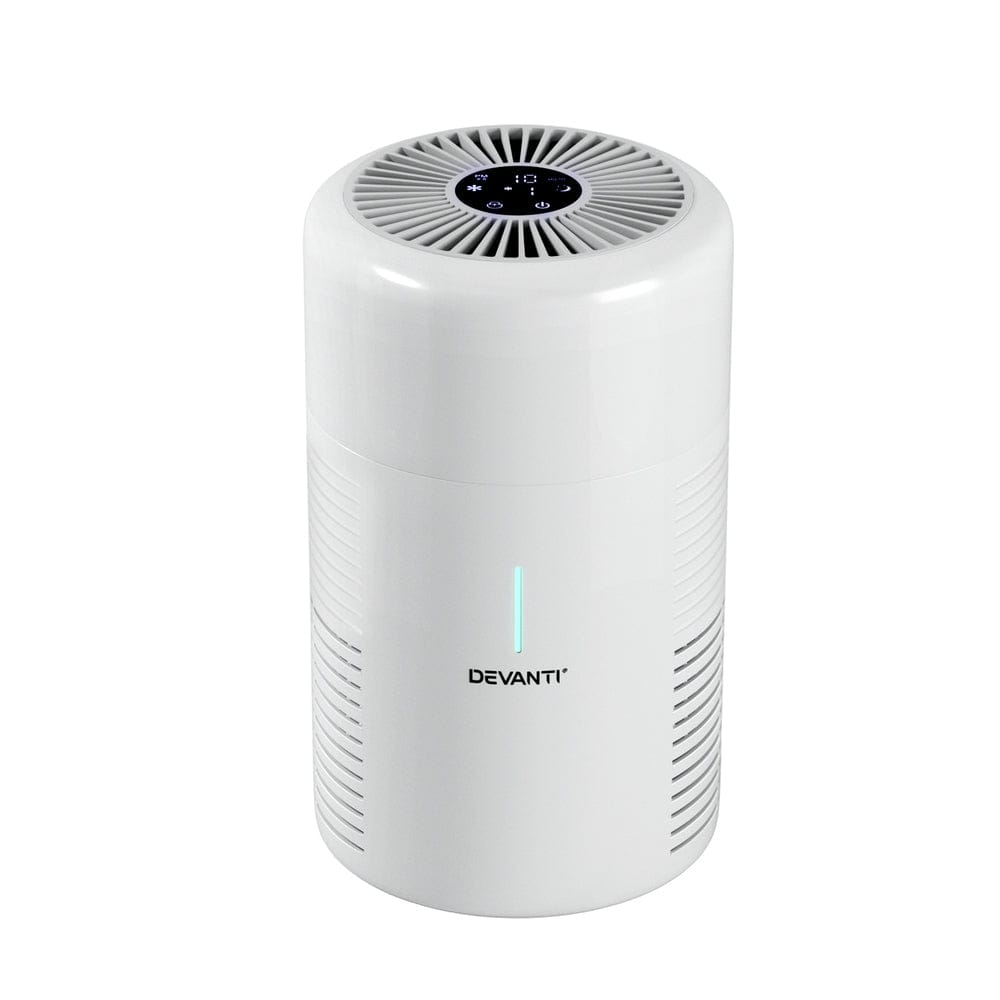Devanti Air Purifier HEPA Filter Home Purifiers Dust Sensor PM2.5 Remover - SportZone.co.nz