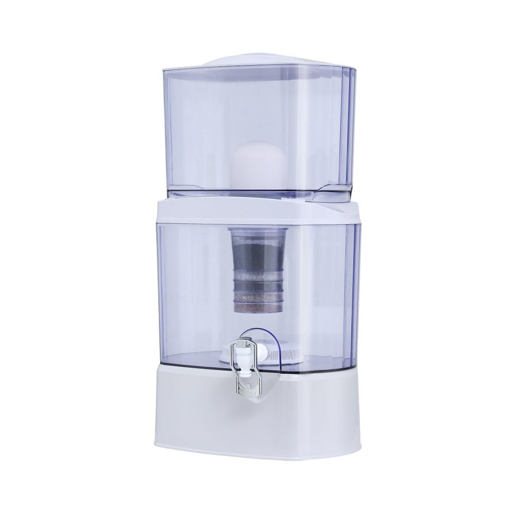 Devanti Benchtop Water Filter 24L Gravity Multi - Stage BPA - Free Home Camping - SportZone.co.nz