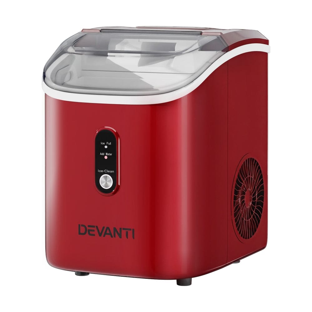 Devanti Ice Maker Machine 15kg Nugget Chewable Ice Cube - SportZone.co.nz