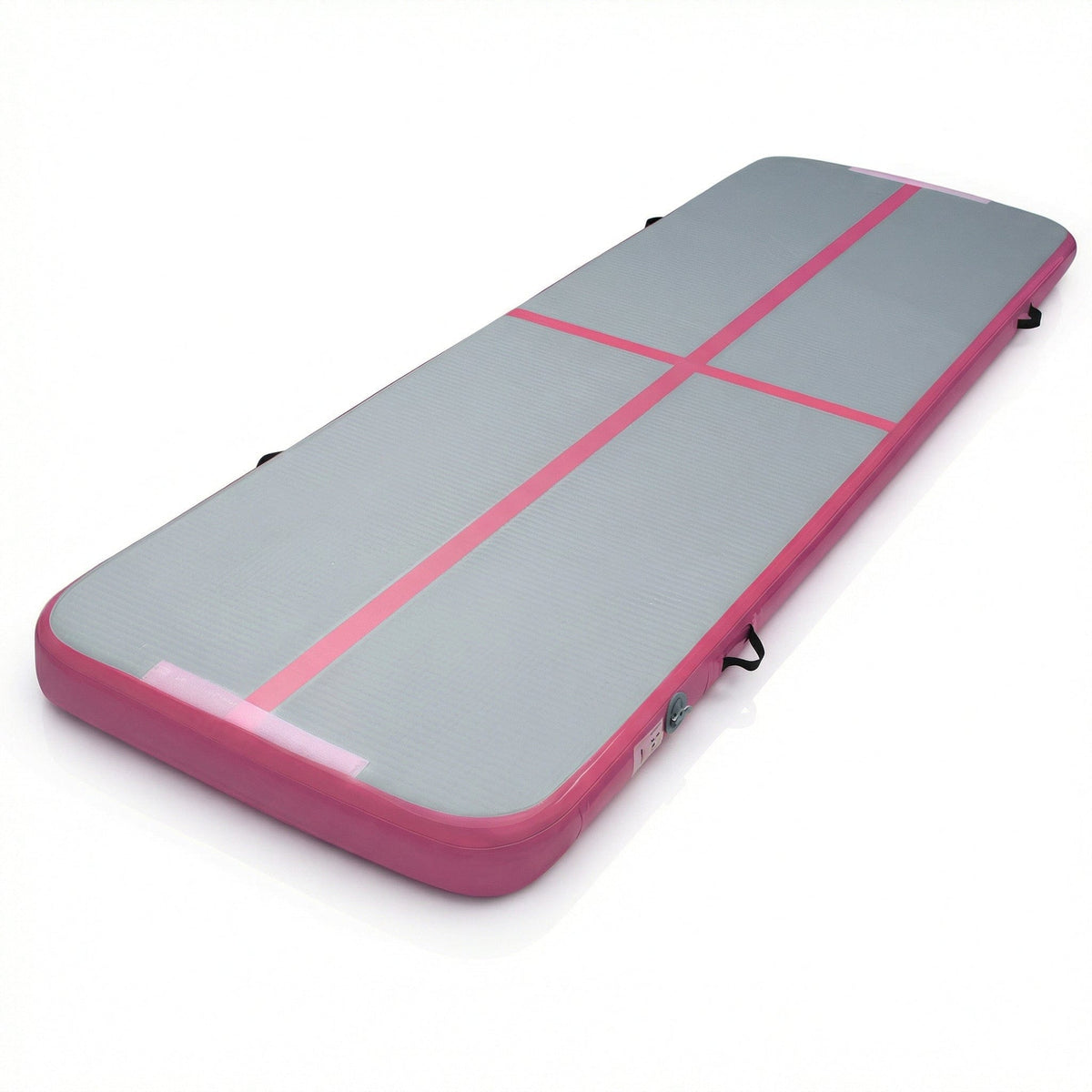 Everfit 3m x 1m Air Track Mat Gymnastic Tumbling Pink and Grey