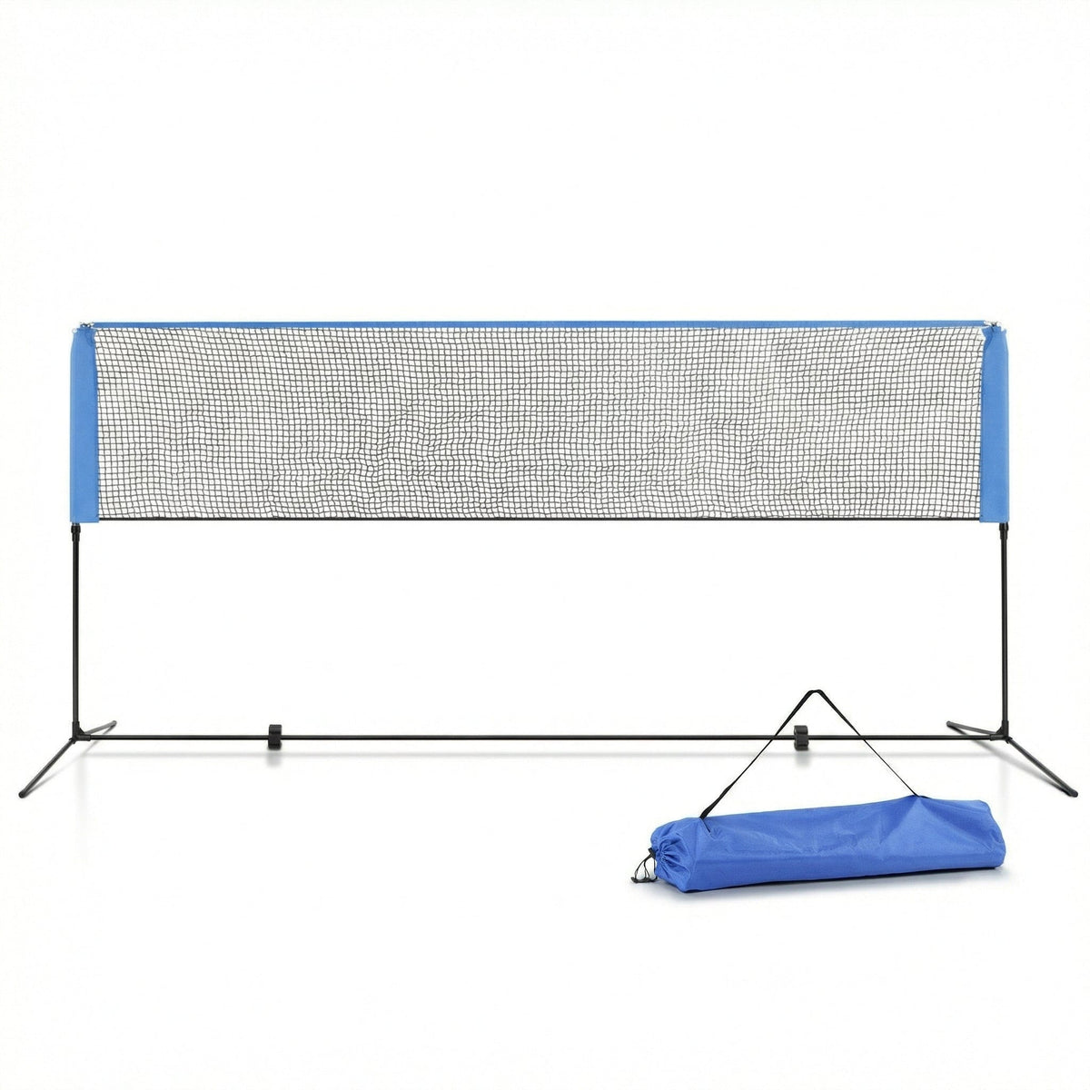 Everfit 4m Badminton Tennis Net Portable Volleyball Kit Adjustable Height