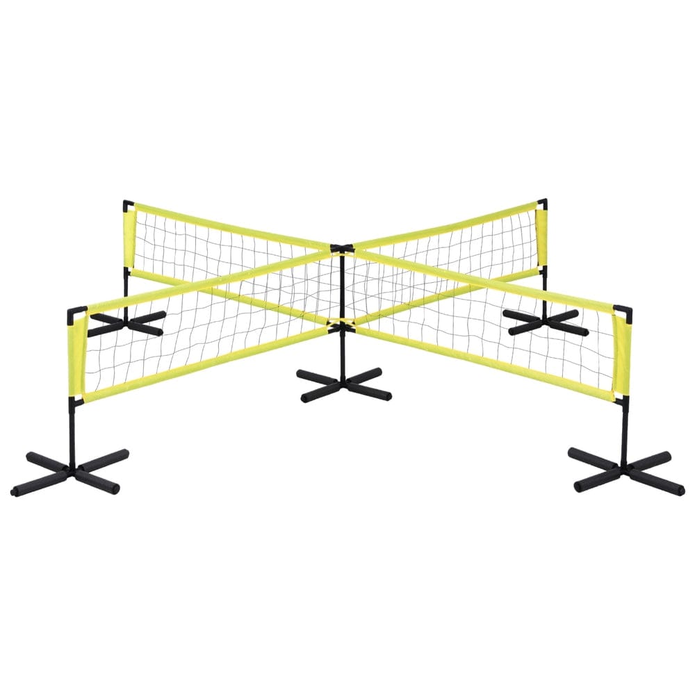 Everfit Water Volleyball Net Set Portable Swimming Pool Nets Game 4 Anchor Bags - SportZone.co.nz
