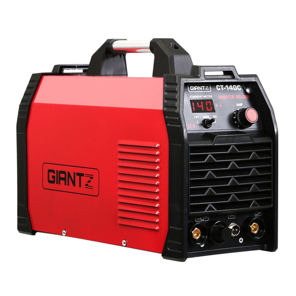 Giantz 140Amp Inverter Welder Plasma Cutter Gas DC iGBT Portable Welding Machine - SportZone.co.nz