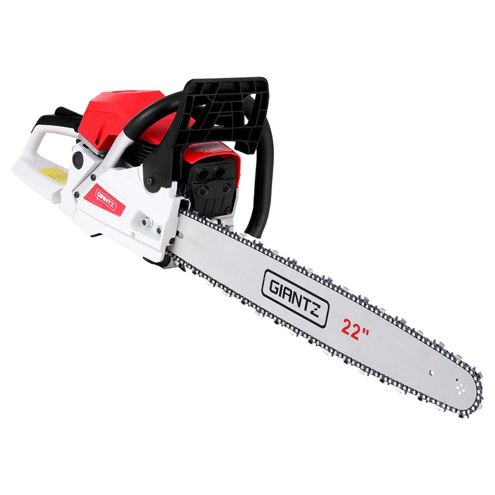 Giantz 74cc Petrol Chainsaw 22" Bar E - Start Tree Pruning Chain Saw - SportZone.co.nz