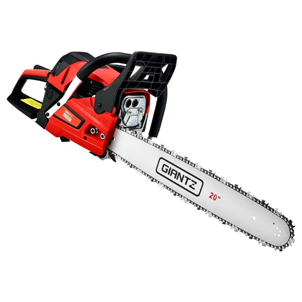 Giantz Chainsaw Petrol 52CC 20" Bar Commercial E - Start Pruning Chain Saw - SportZone.co.nz