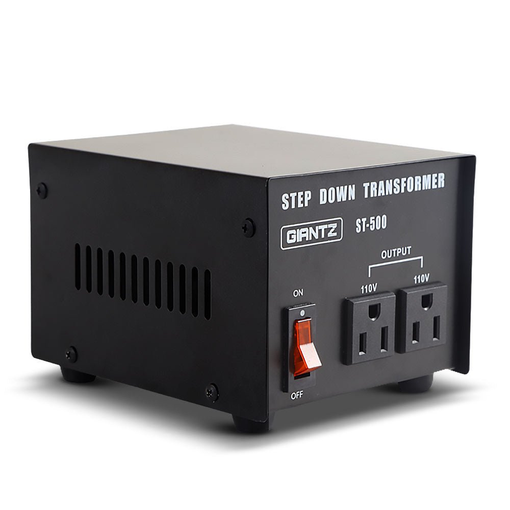 Giantz Step Down Transformer 500W 240V TO 110V Stepdown Voltage Converter AU - US - SportZone.co.nz