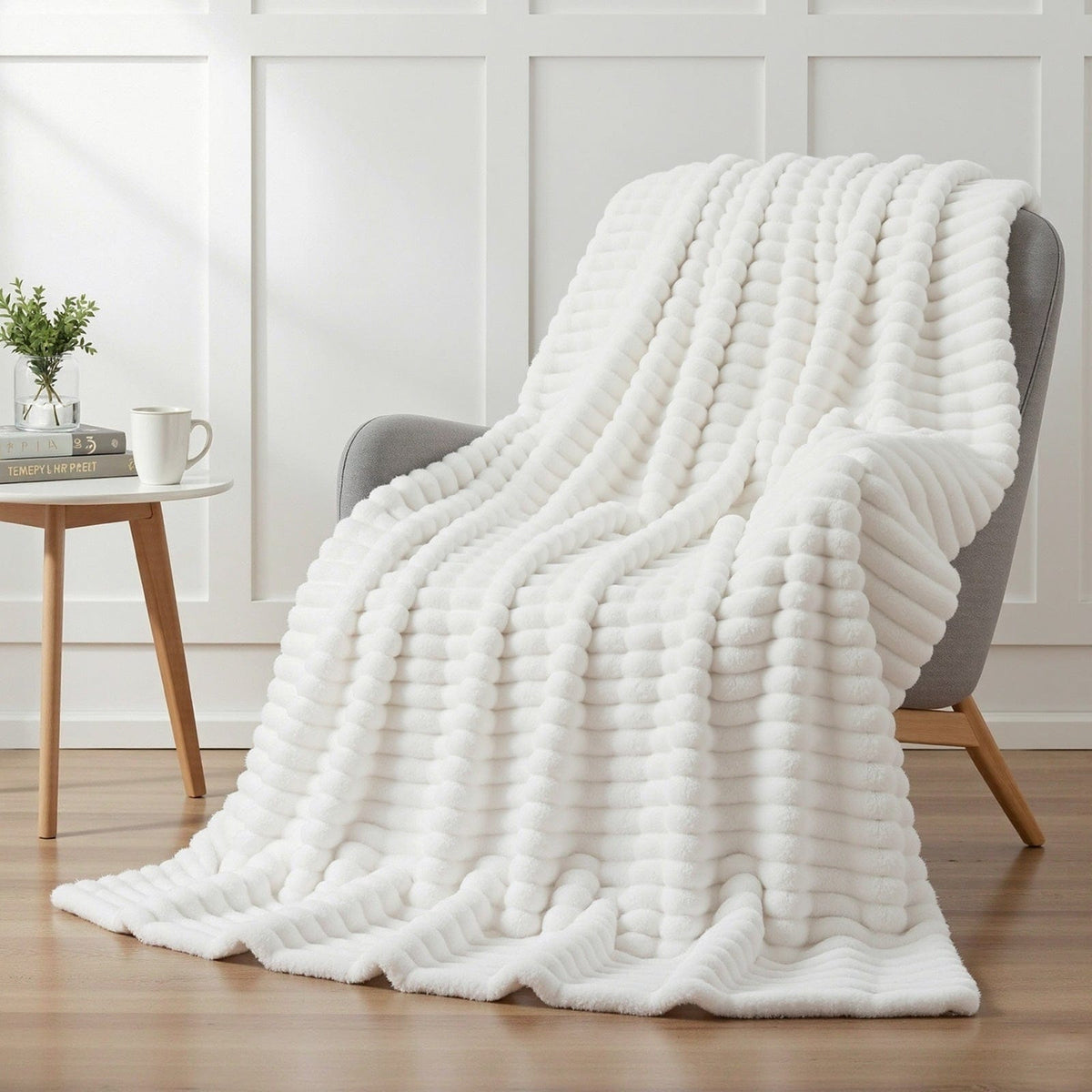 Giselle 152x203cm Throw Blanket Queen Fleece Lightweight Cozy Sofa Couch Bed Throw - SportZone.co.nz