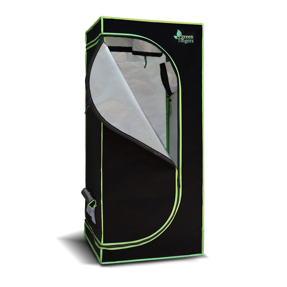 Green Fingers Grow Tent 80x80x160CM Hydroponics Kit Indoor Plant Room System - SportZone.co.nz
