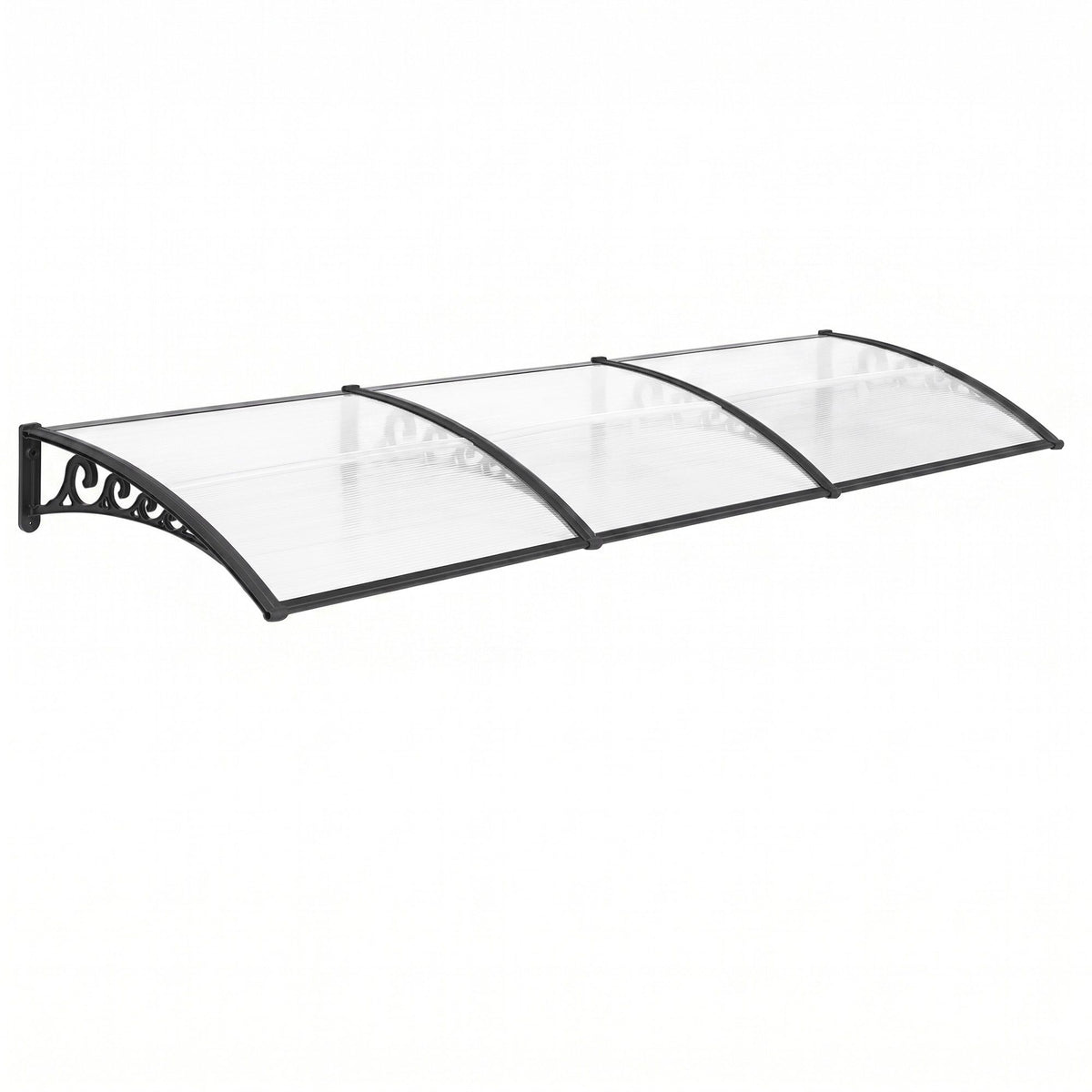 Instahut Window Door Awning 0.8mx3m Transparent - SportZone.co.nz