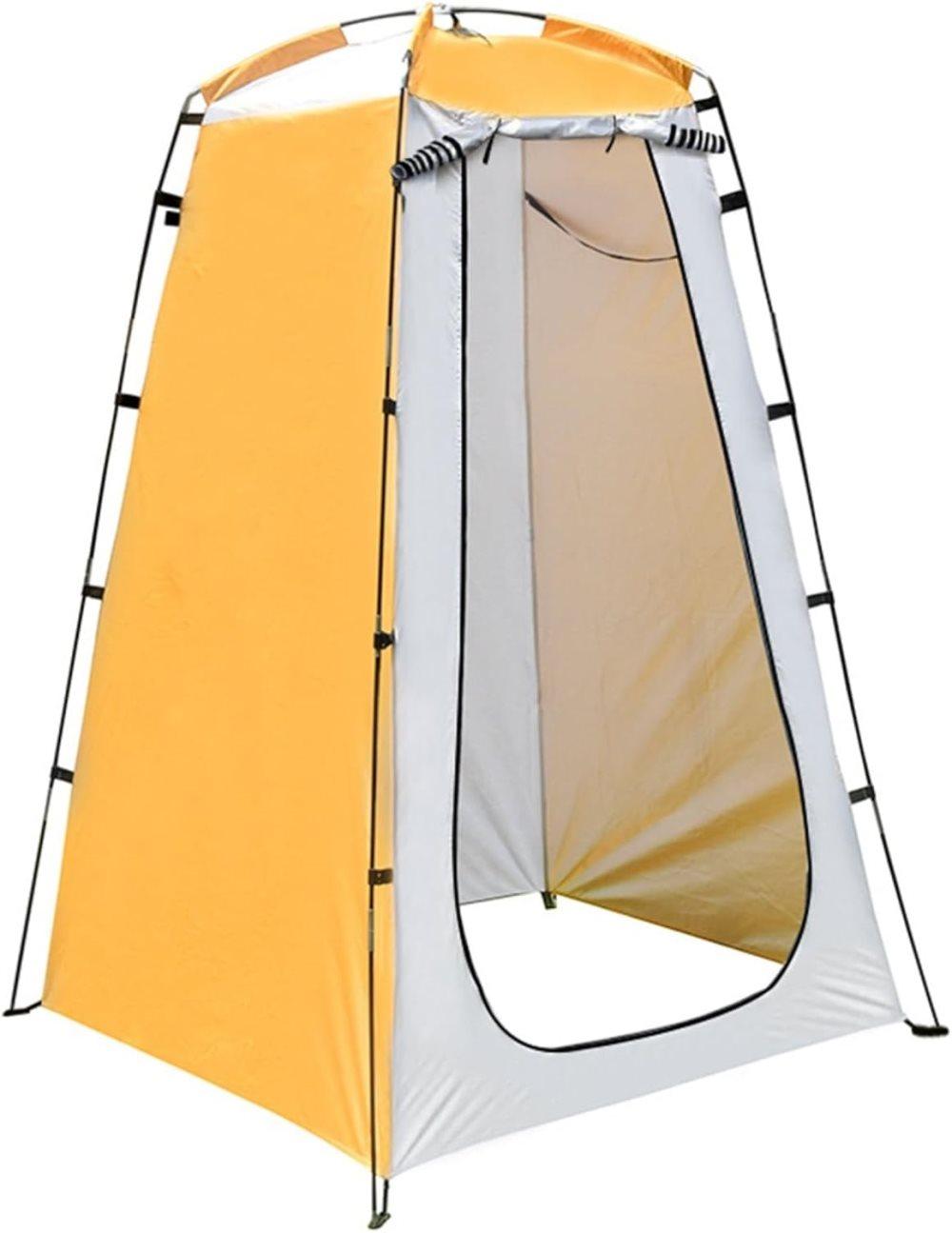 Pop - up Tent Changing Room 120x120x190 cm, Foldable Outdoor Camping Shelter with Inner Pocket, Multicolored - SportZone.co.nz