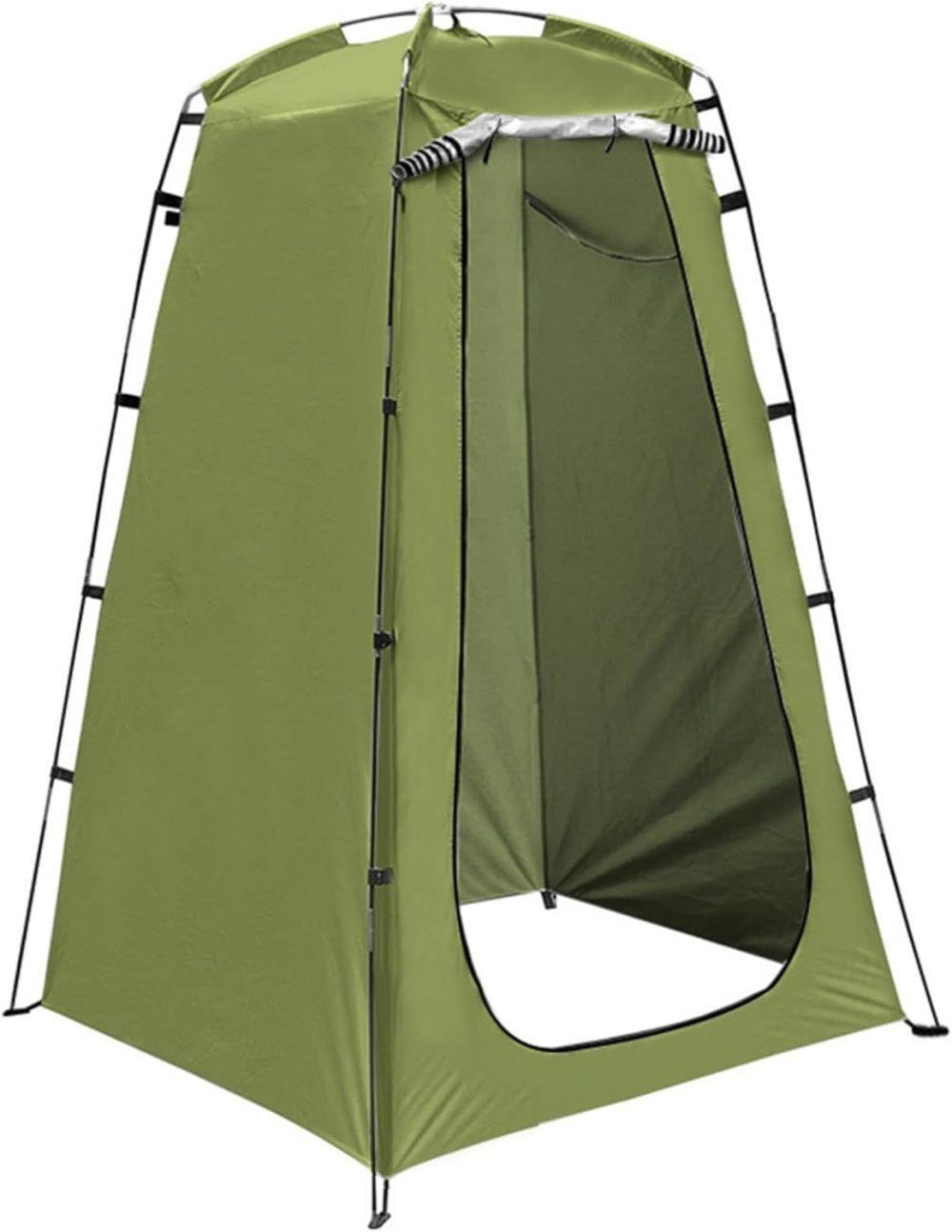 Pop - up Tent Changing Room Foldable Outdoor Camping Shelter with Inner Pocket, 120x120x190 cm, Green - SportZone.co.nz