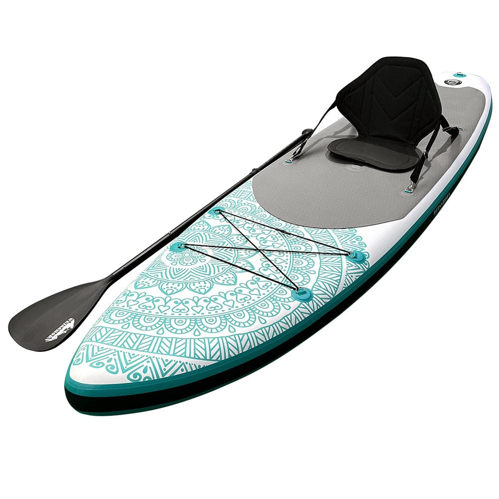 Weisshorn 10.6ft Inflatable Stand Up Paddle Board β Green - SportZone.co.nz