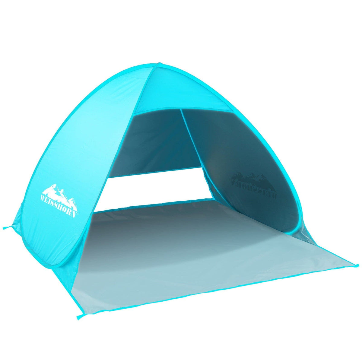 Weisshorn Pop Up Beach Tent Camping Hiking 3 Person Sun Shade Fishing Shelter - SportZone.co.nz