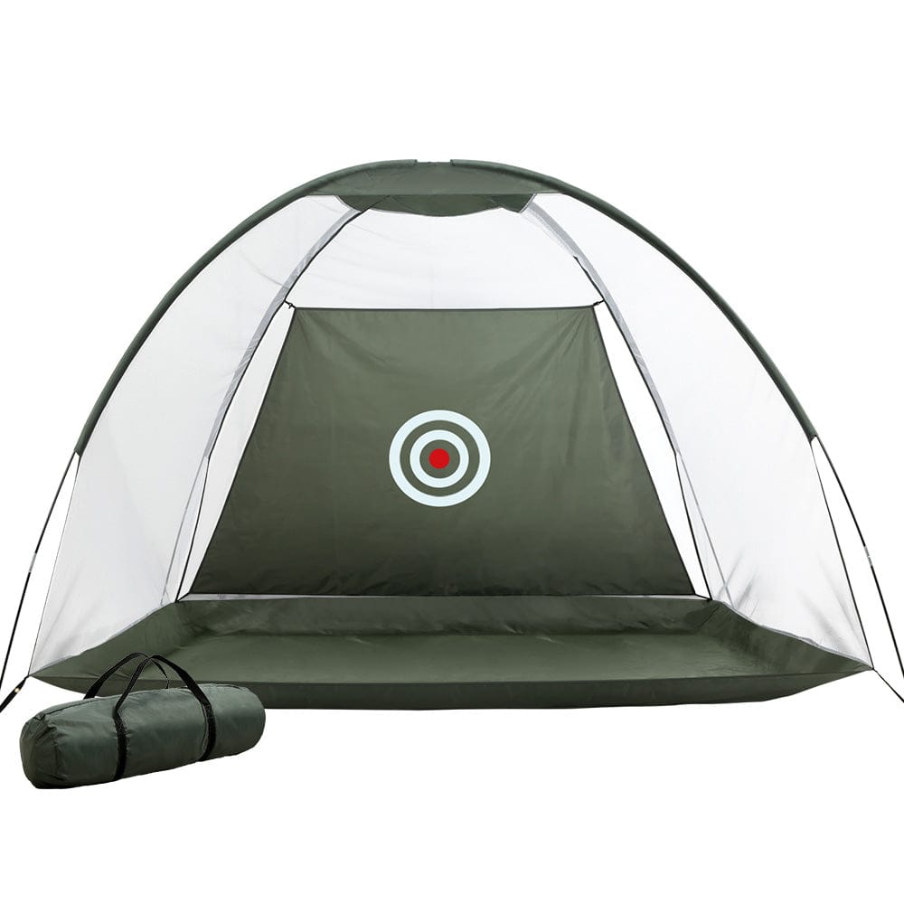 Everfit 3M Golf Practice Net Portable Training Aid Driving Target Tent Green - SportZone.co.nz