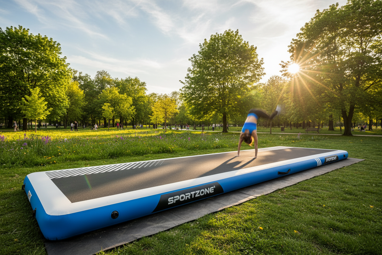 Air Track NZ for gymnastics and tumbling – SportZone spring and summer outdoor training