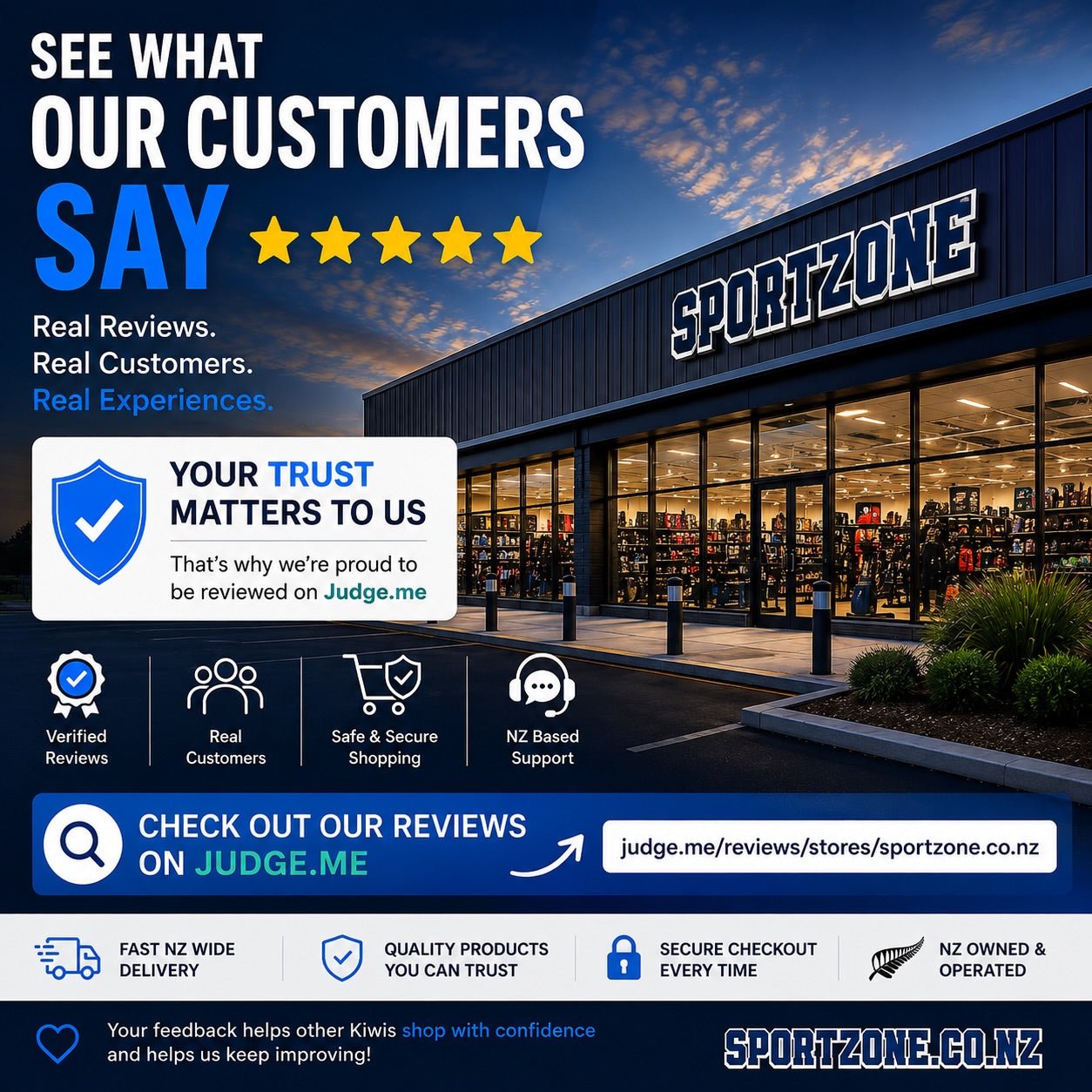 ⭐ See What Our Customers Are Saying About SportZone - SportZone.co.nz
