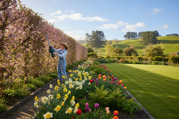 Spring gardening in New Zealand using garden power tools from SportZone NZ