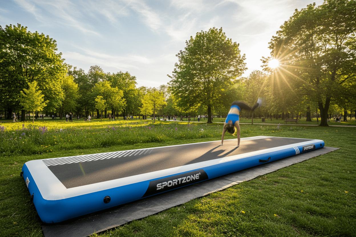 Air Track NZ for gymnastics and tumbling – SportZone spring and summer outdoor training