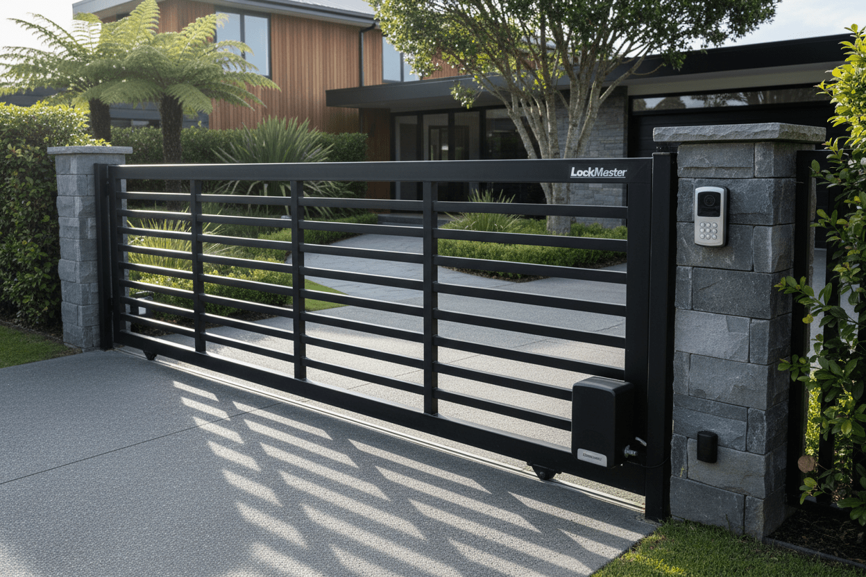 LockMaster Solar Gate Opener NZ | Smart Gate System