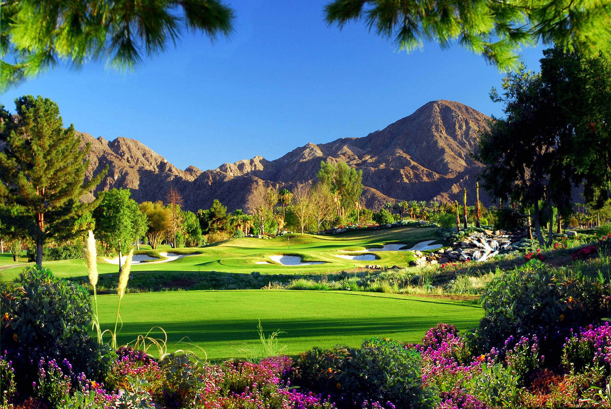 Golf course on a sunny day