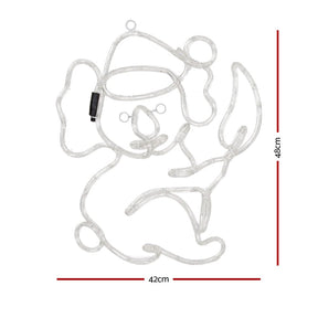 0.48M Christmas Lights Motif 216 LED Rope Light Outdoor Decoration Jingle Jollys - SportZone.co.nz
