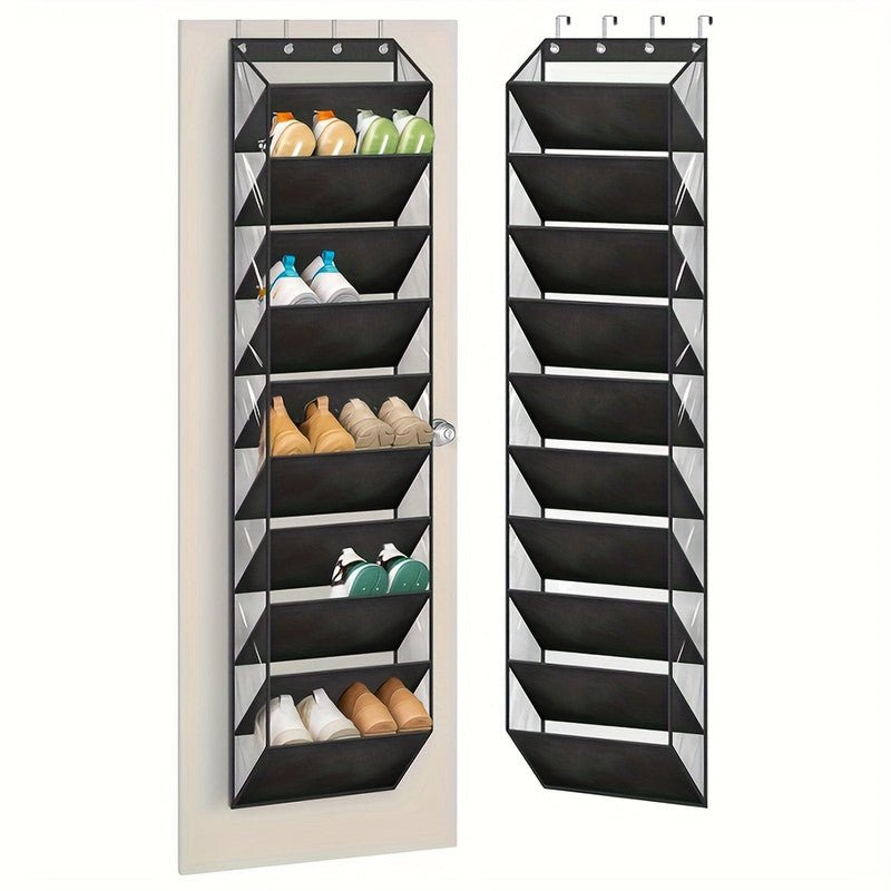 10 - Tier Over - the - Door Foldable Shoe Organizer - SportZone.co.nz