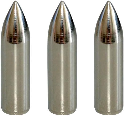 100 Grain Glue on Field Points Archery Replacement Practice Target Arrow Tips 12 Pack - SportZone.co.nz