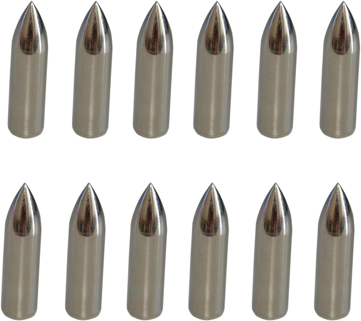 100 Grain Glue on Field Points Archery Replacement Practice Target Arrow Tips 12 Pack - SportZone.co.nz