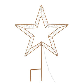 100 LED Christmas Lights Fairy Light Ground Star Garden Decoration Jingle Jollys - SportZone.co.nz