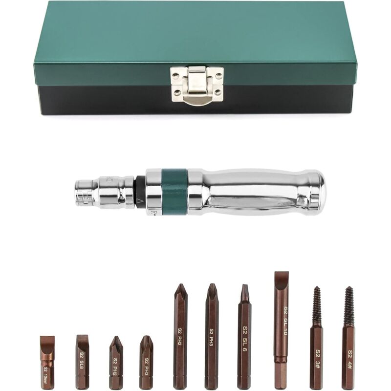 12 Piece Impact Screwdriver Set – Heavy Duty Manual Impact Driver - SportZone.co.nz