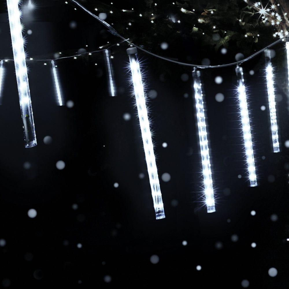 12M Christmas Lights Icicle Light 960 LED Falling Metor Jingle Jollys - SportZone.co.nz
