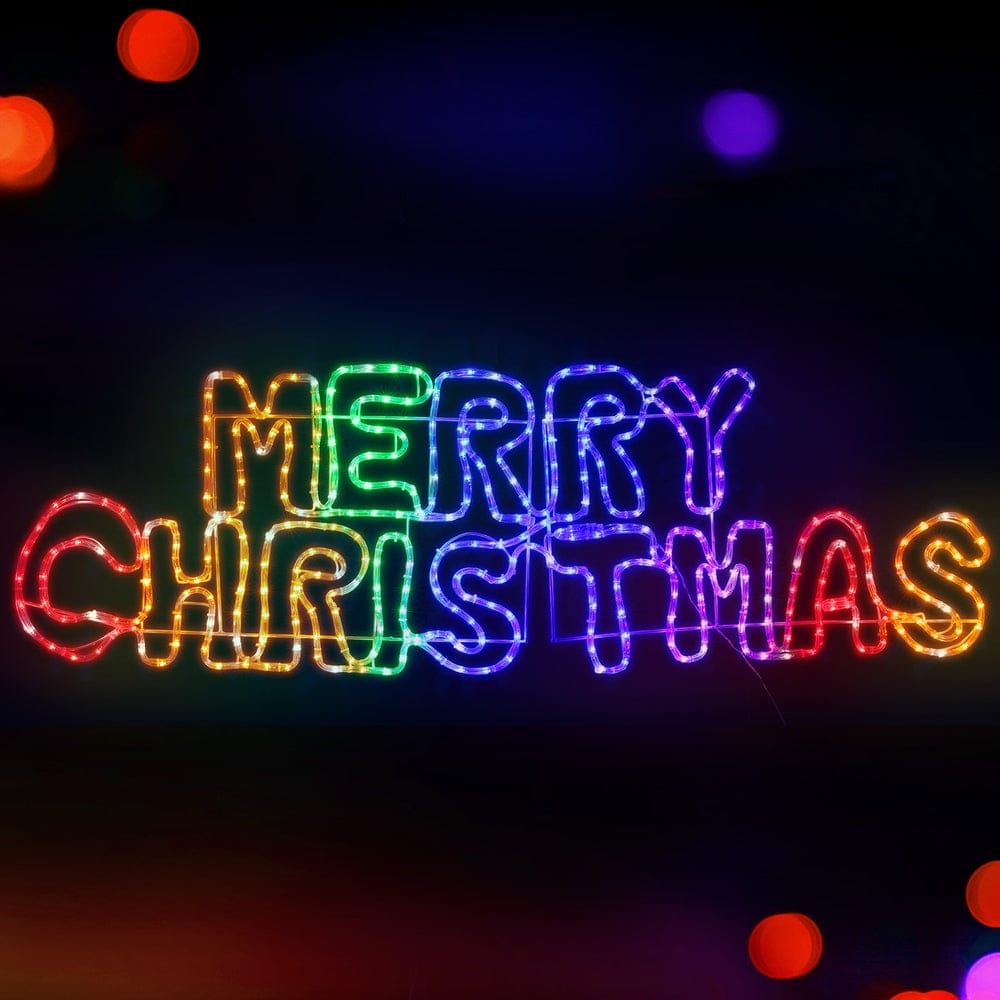 1.6M Christmas Lights Motif 360 LED Rope Light Outdoor Decoration Jingle Jollys - SportZone.co.nz